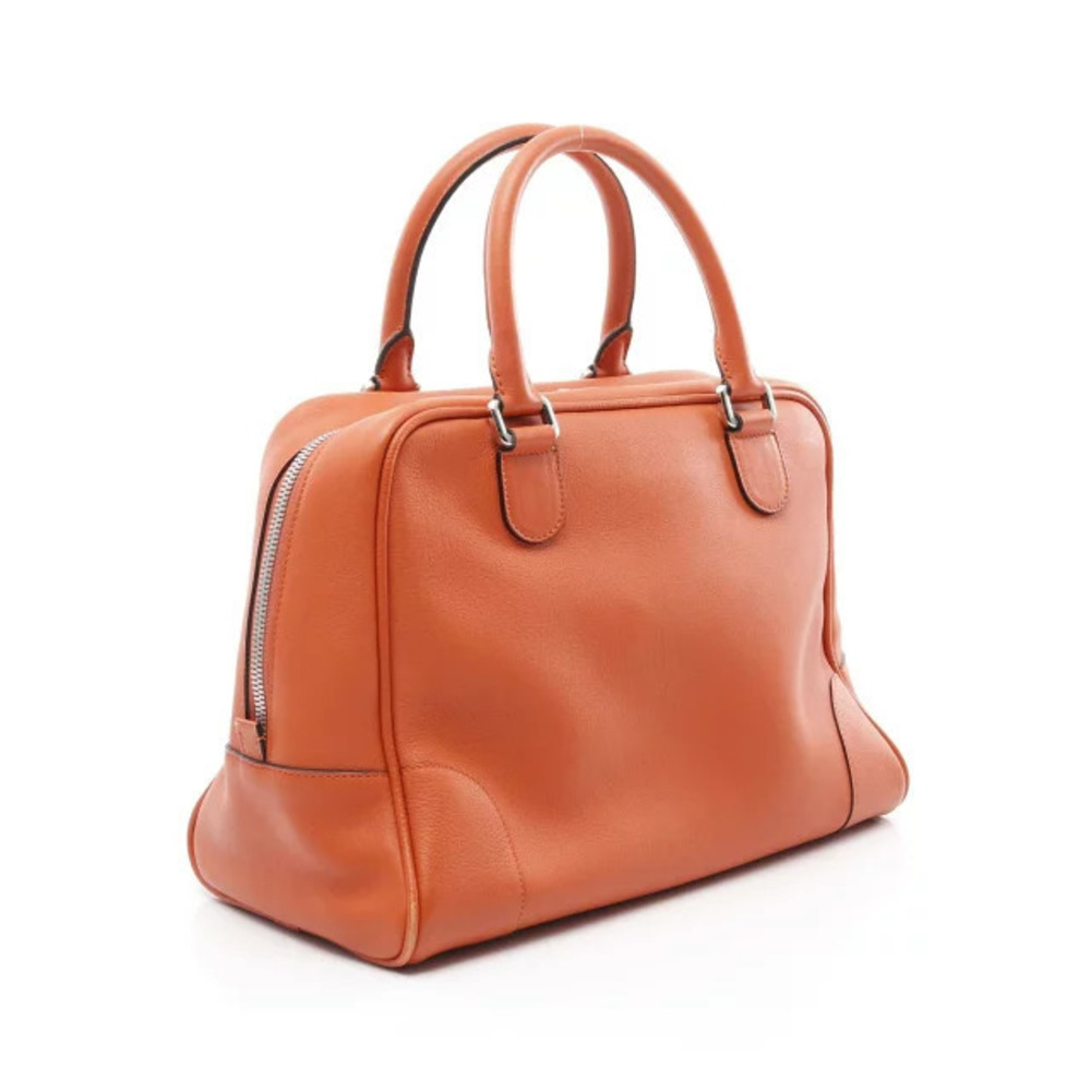 Loewe Amazona Leather Orange Handbag
